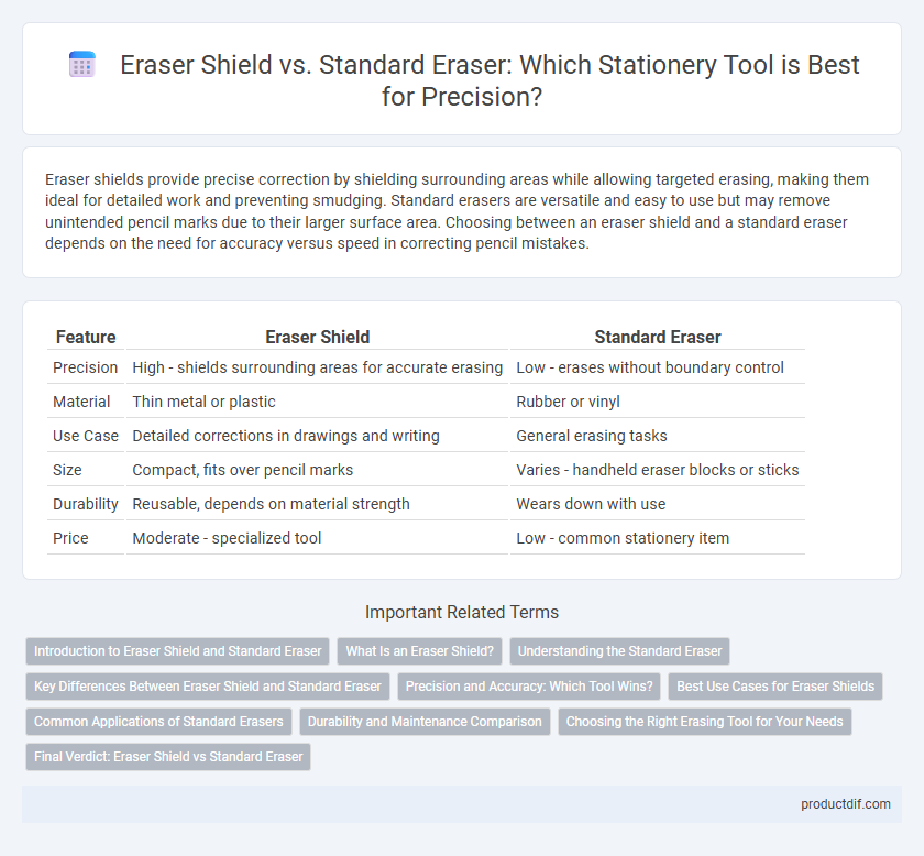 Eraser Shield vs. Standard Eraser: Which Stationery Tool is Best for Precision?