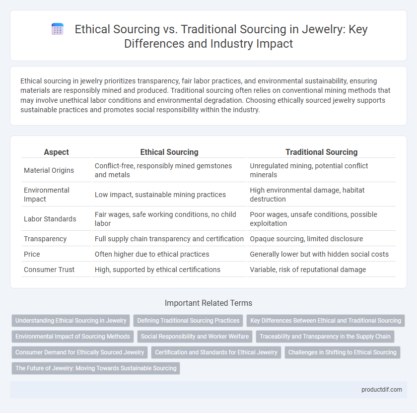 Ethical Sourcing vs. Traditional Sourcing in Jewelry: Key Differences and Industry Impact
