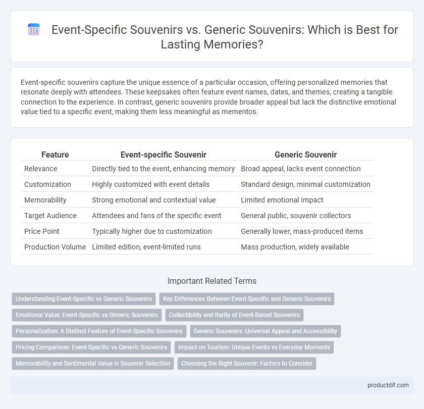 Event-Specific Souvenirs vs. Generic Souvenirs: Which is Best for Lasting Memories?