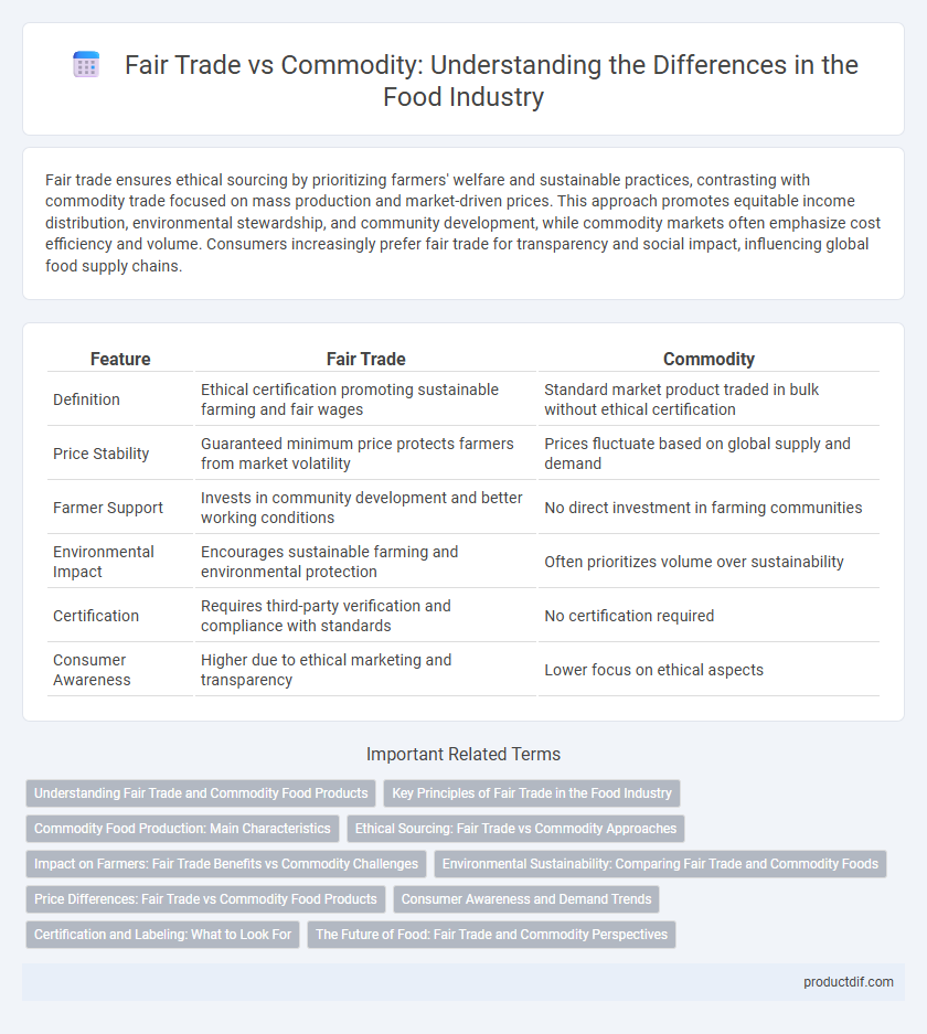 Fair Trade vs Commodity: Understanding the Differences in the Food Industry