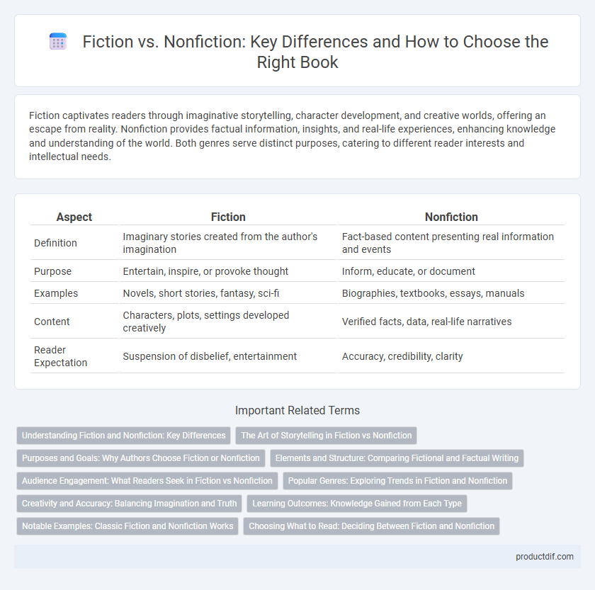 Fiction vs. Nonfiction: Key Differences and How to Choose the Right Book