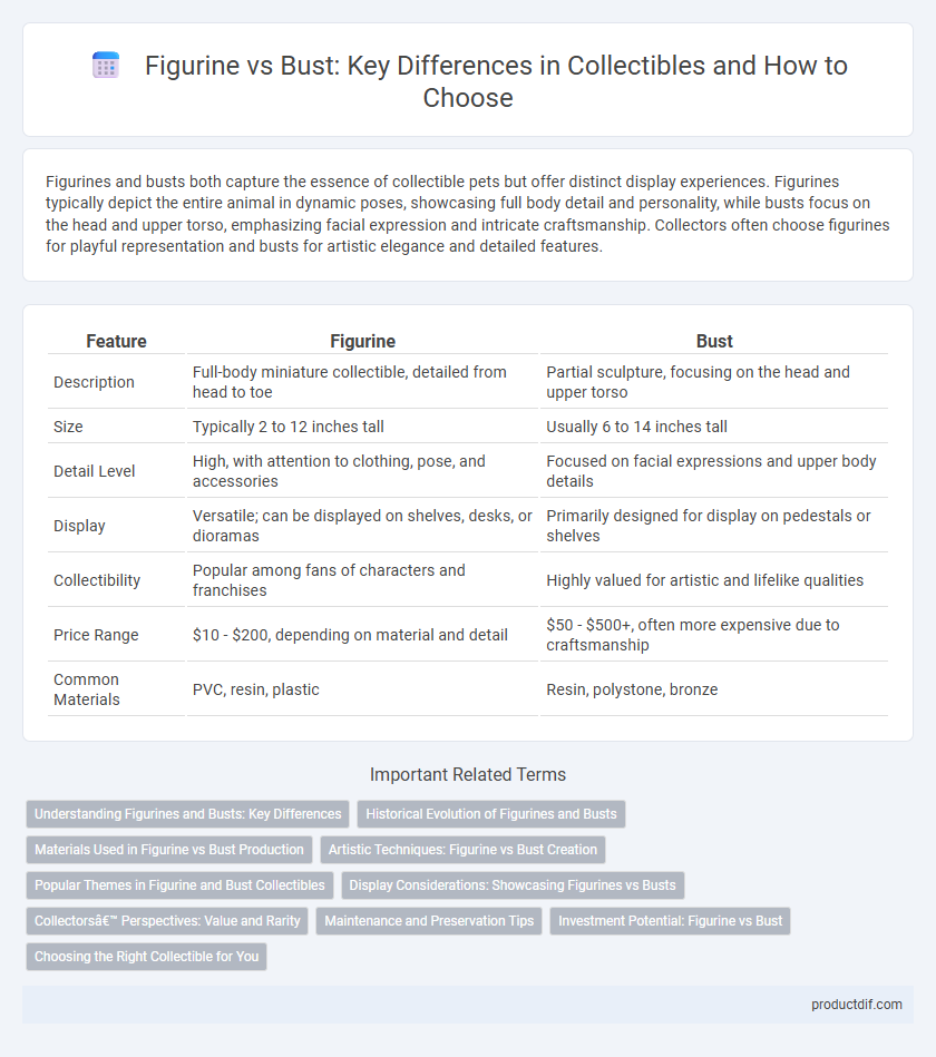 Figurine vs Bust: Key Differences in Collectibles and How to Choose