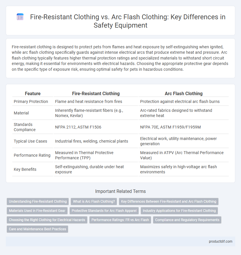 Fire-Resistant Clothing vs. Arc Flash Clothing: Key Differences in Safety Equipment