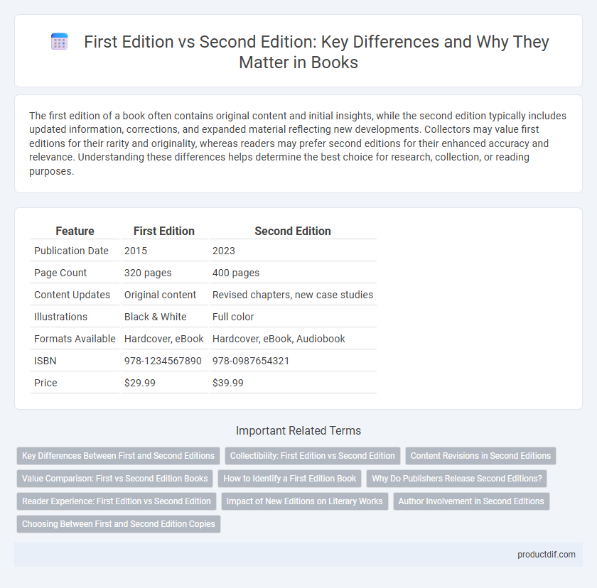 First Edition vs Second Edition: Key Differences and Why They Matter in Books
