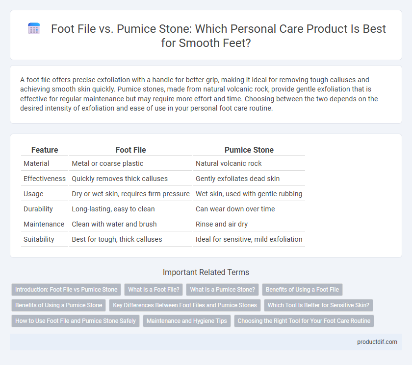Foot File vs. Pumice Stone: Which Personal Care Product Is Best for Smooth Feet?