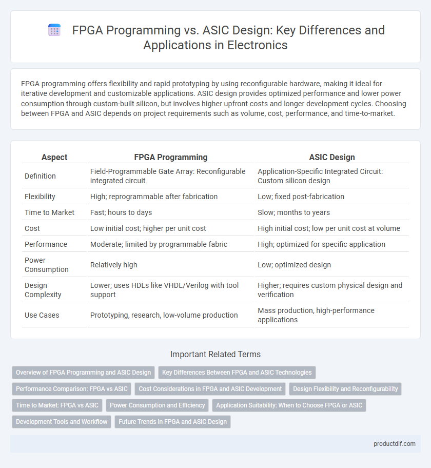 FPGA Programming vs. ASIC Design: Key Differences and Applications in Electronics