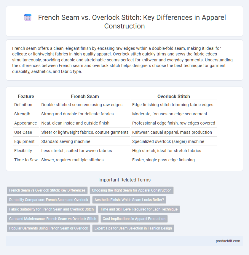 French Seam vs. Overlock Stitch: Key Differences in Apparel Construction