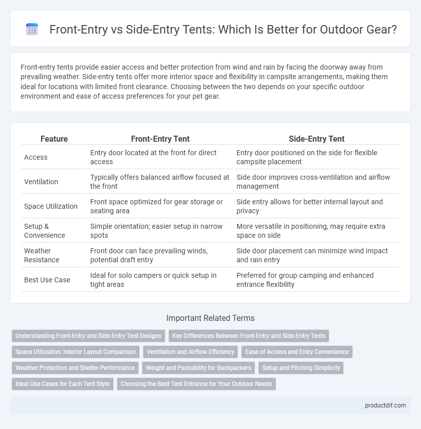 Front-Entry vs Side-Entry Tents: Which Is Better for Outdoor Gear?