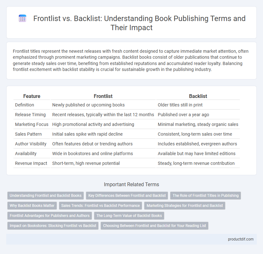 Frontlist vs. Backlist: Understanding Book Publishing Terms and Their Impact