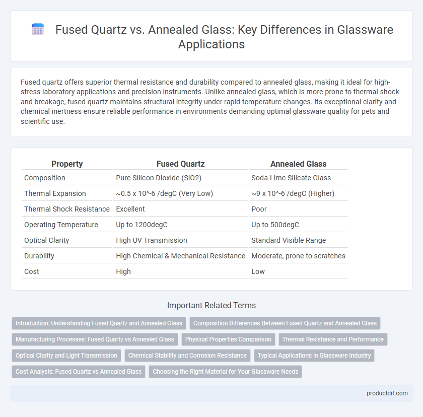 Fused Quartz vs. Annealed Glass: Key Differences in Glassware Applications