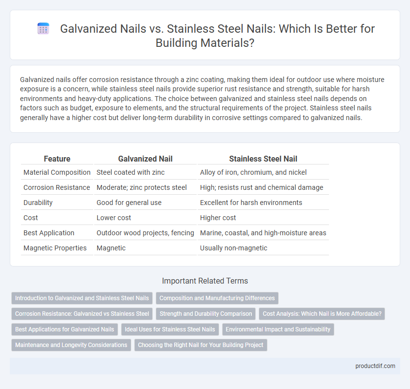 Galvanized Nails vs. Stainless Steel Nails: Which Is Better for Building Materials?
