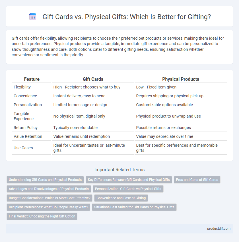 Gift Cards vs. Physical Gifts: Which Is Better for Gifting?