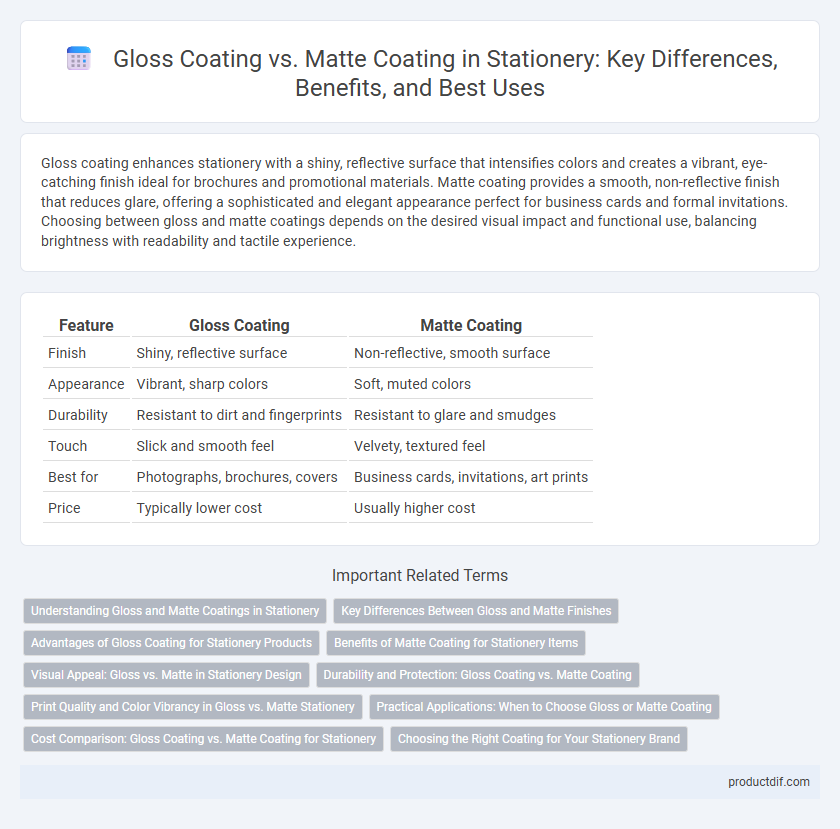 Gloss Coating vs. Matte Coating in Stationery: Key Differences, Benefits, and Best Uses