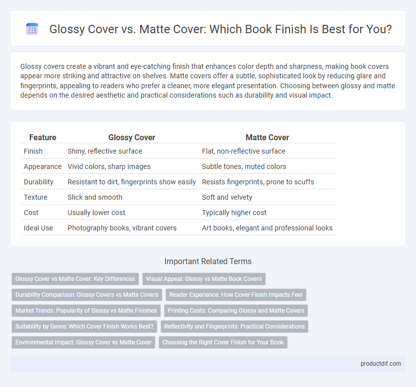 Glossy Cover vs. Matte Cover: Which Book Finish Is Best for You?