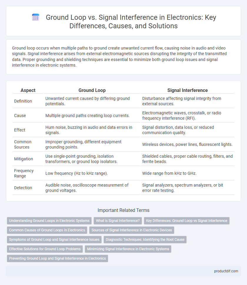 Ground Loop vs. Signal Interference in Electronics: Key Differences, Causes, and Solutions