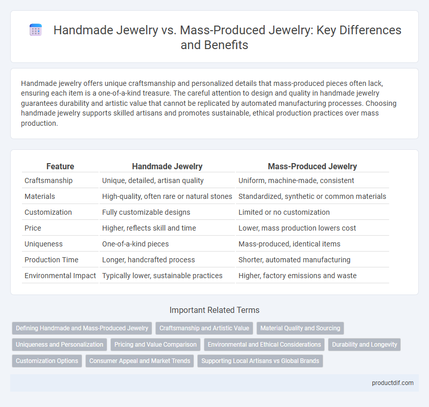 Handmade Jewelry vs. Mass-Produced Jewelry: Key Differences and Benefits