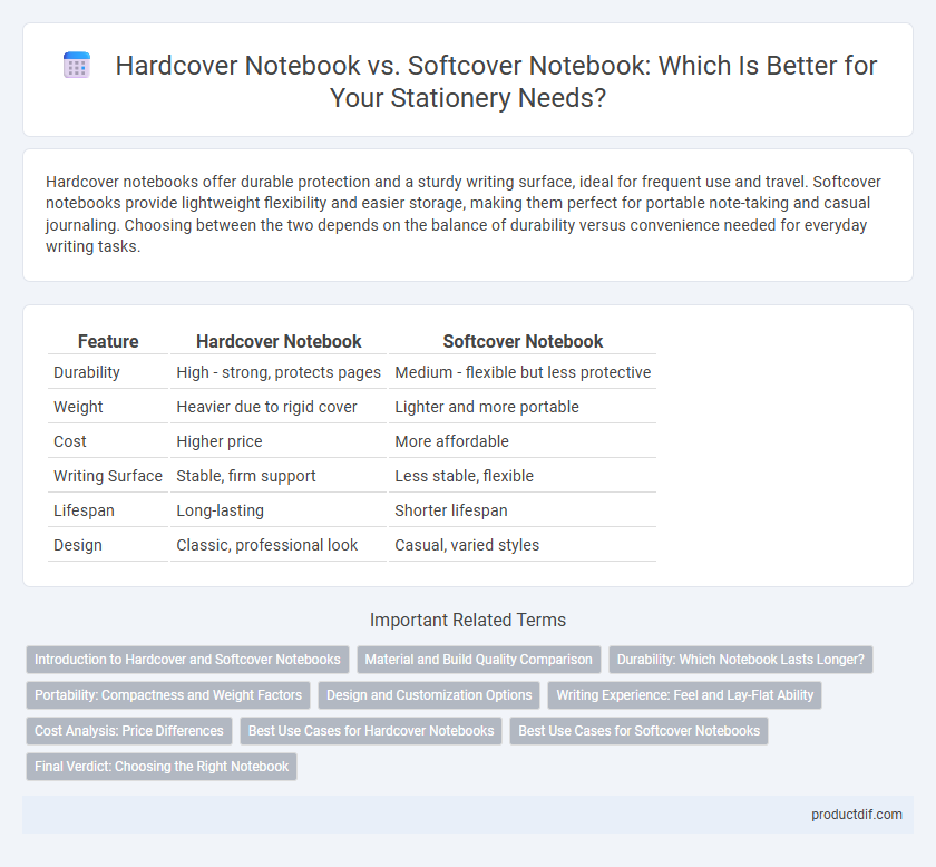 Hardcover Notebook vs. Softcover Notebook: Which Is Better for Your Stationery Needs?