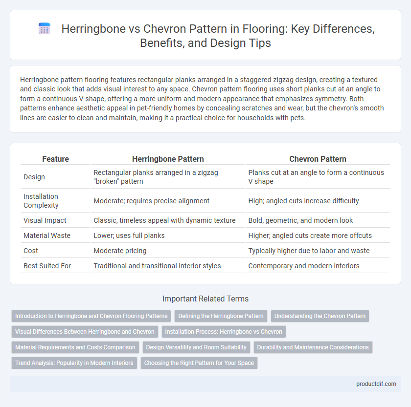 Herringbone vs Chevron Pattern in Flooring: Key Differences, Benefits, and Design Tips