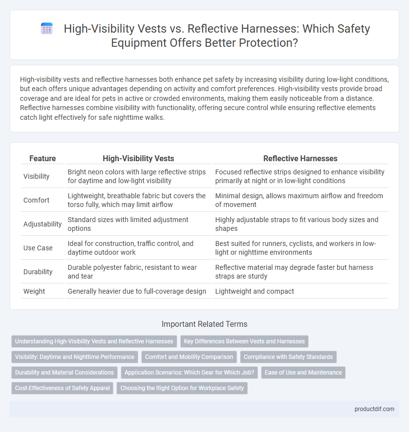 High-Visibility Vests vs. Reflective Harnesses: Which Safety Equipment Offers Better Protection?