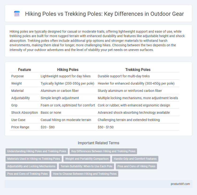 Hiking Poles vs Trekking Poles: Key Differences in Outdoor Gear