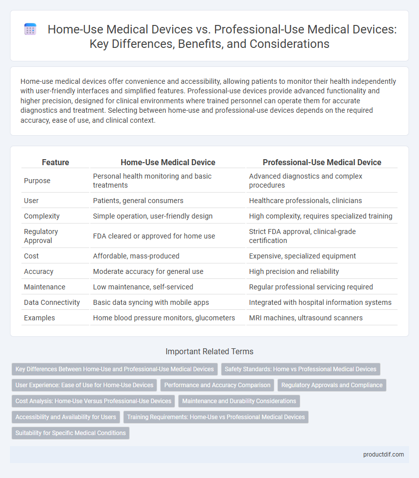 Home-Use Medical Devices vs. Professional-Use Medical Devices: Key Differences, Benefits, and Considerations