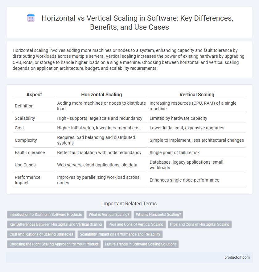 Horizontal vs Vertical Scaling in Software: Key Differences, Benefits, and Use Cases