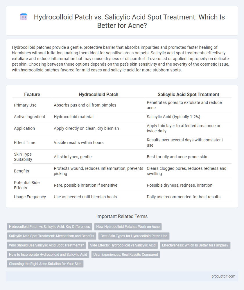 Hydrocolloid Patch vs. Salicylic Acid Spot Treatment: Which Is Better for Acne?