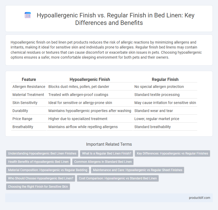 Hypoallergenic Finish vs. Regular Finish in Bed Linen: Key Differences and Benefits
