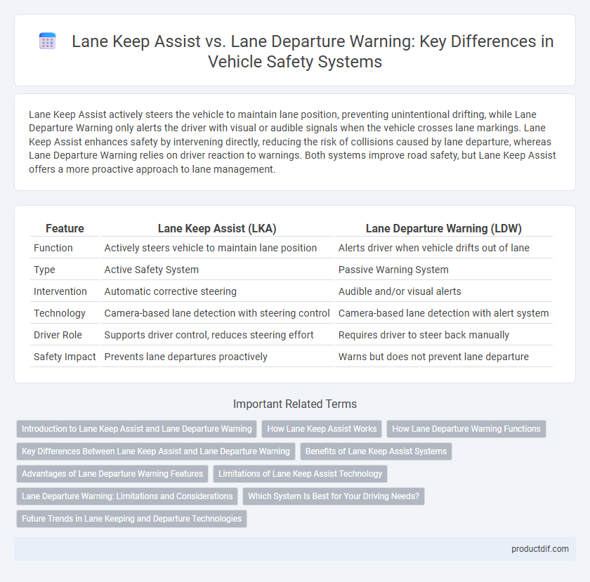 Lane Keep Assist vs. Lane Departure Warning: Key Differences in Vehicle Safety Systems