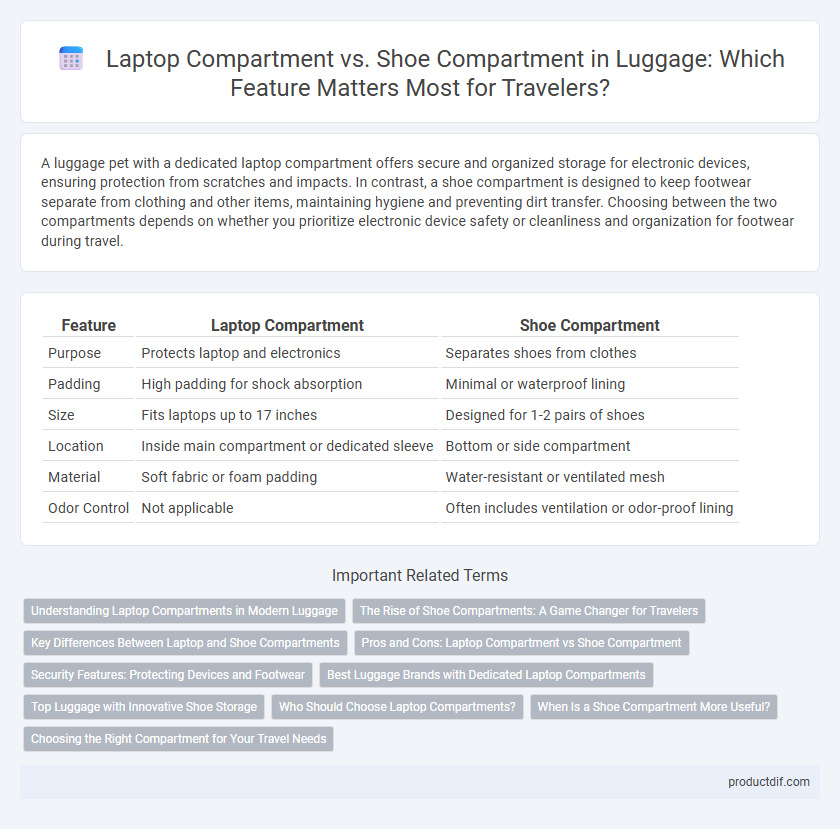 Laptop Compartment vs. Shoe Compartment in Luggage: Which Feature Matters Most for Travelers?