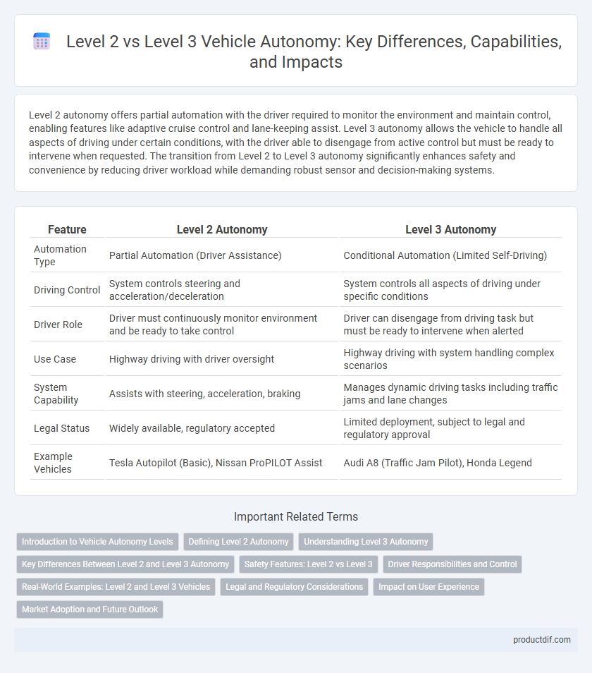 Level 2 vs Level 3 Vehicle Autonomy: Key Differences, Capabilities, and Impacts
