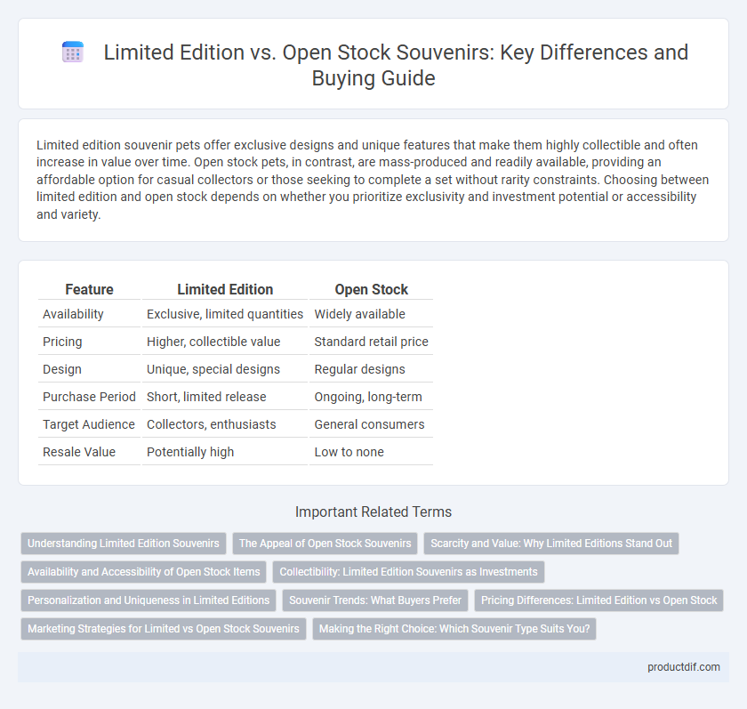 Limited Edition vs. Open Stock Souvenirs: Key Differences and Buying Guide