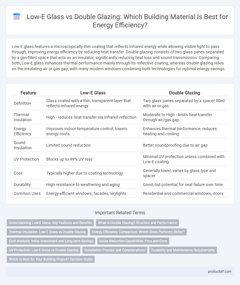 Low-E Glass vs Double Glazing: Which Building Material Is Best for Energy Efficiency?