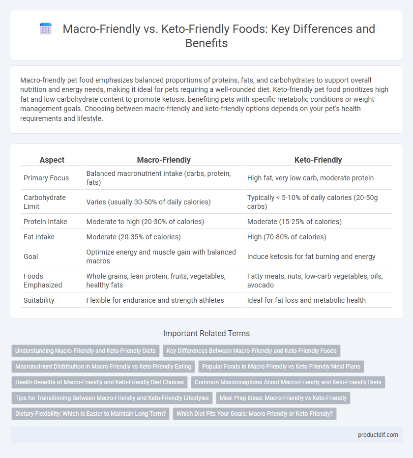 Macro-Friendly vs. Keto-Friendly Foods: Key Differences and Benefits