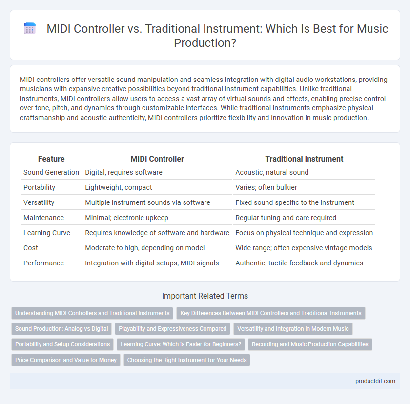 MIDI Controller vs. Traditional Instrument: Which Is Best for Music Production?