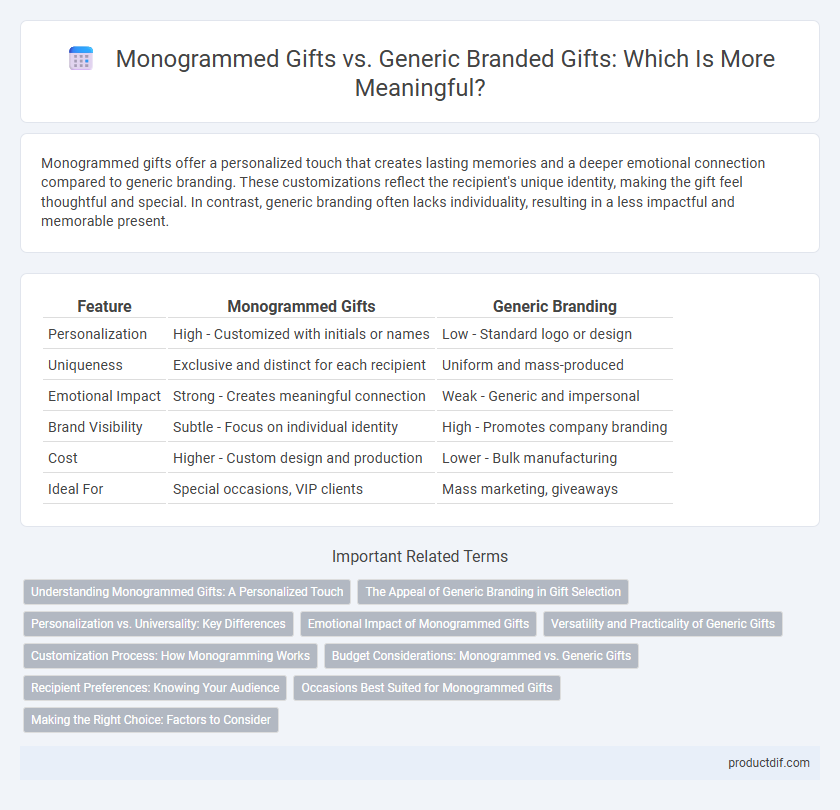 Monogrammed Gifts vs. Generic Branded Gifts: Which Is More Meaningful?