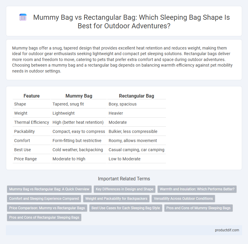 Mummy Bag vs Rectangular Bag: Which Sleeping Bag Shape Is Best for Outdoor Adventures?