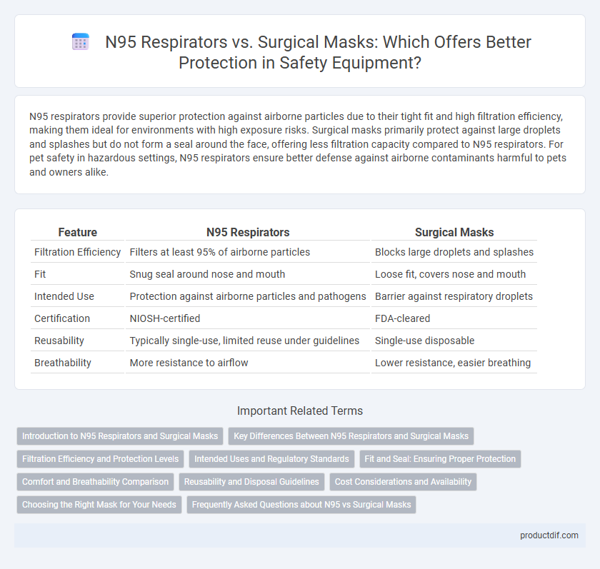 N95 Respirators vs. Surgical Masks: Which Offers Better Protection in Safety Equipment?