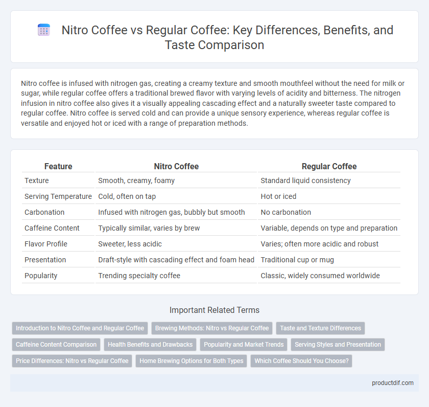 Nitro Coffee vs Regular Coffee: Key Differences, Benefits, and Taste Comparison