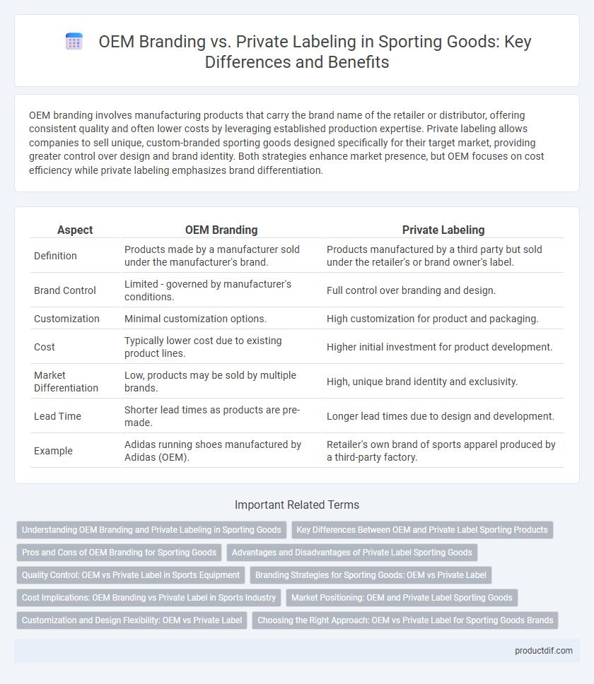 OEM Branding vs. Private Labeling in Sporting Goods: Key Differences and Benefits