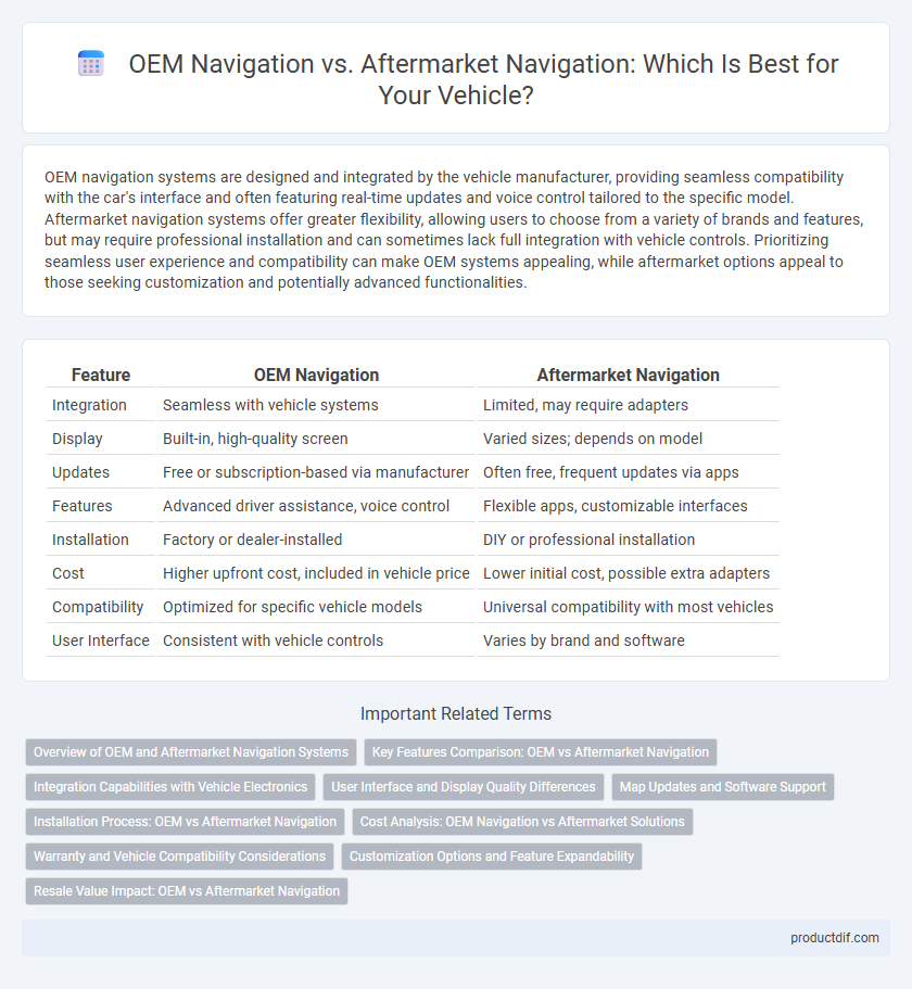 OEM Navigation vs. Aftermarket Navigation: Which Is Best for Your Vehicle?