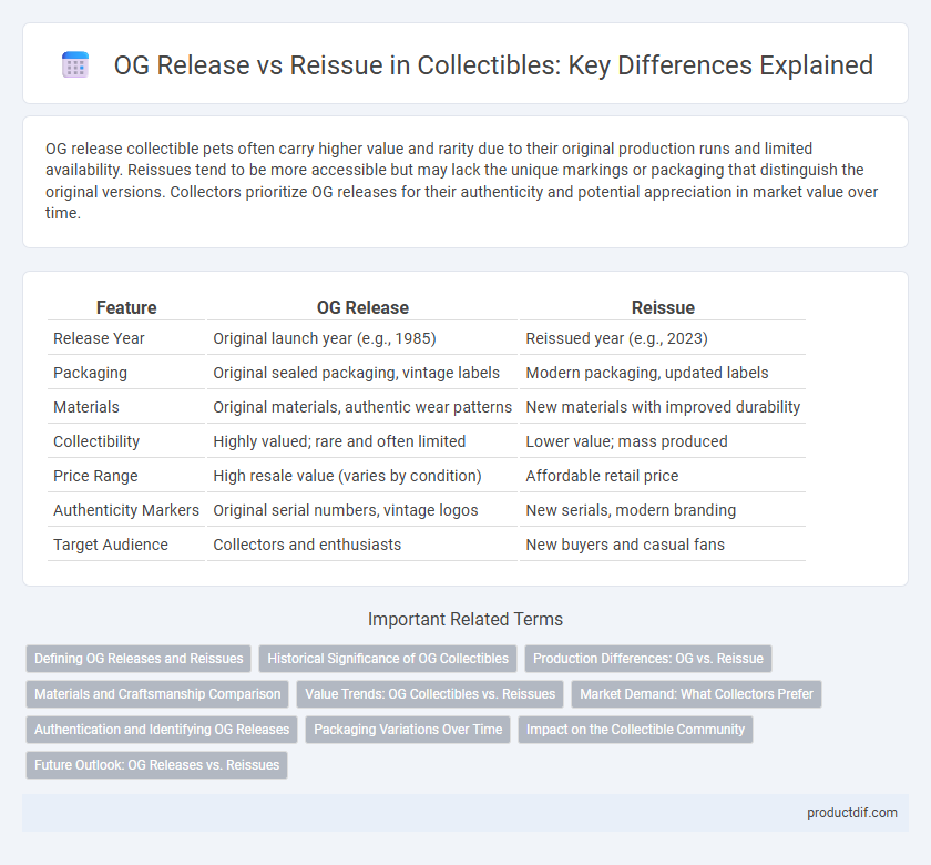 OG Release vs Reissue in Collectibles: Key Differences Explained