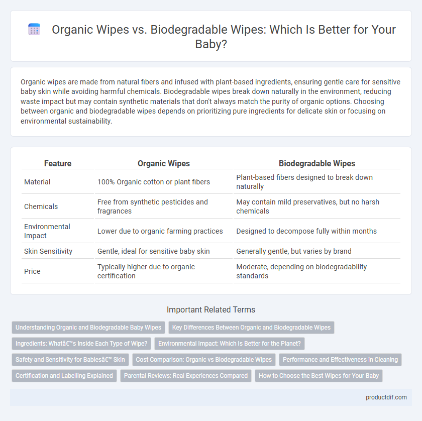 Organic Wipes vs. Biodegradable Wipes: Which Is Better for Your Baby?