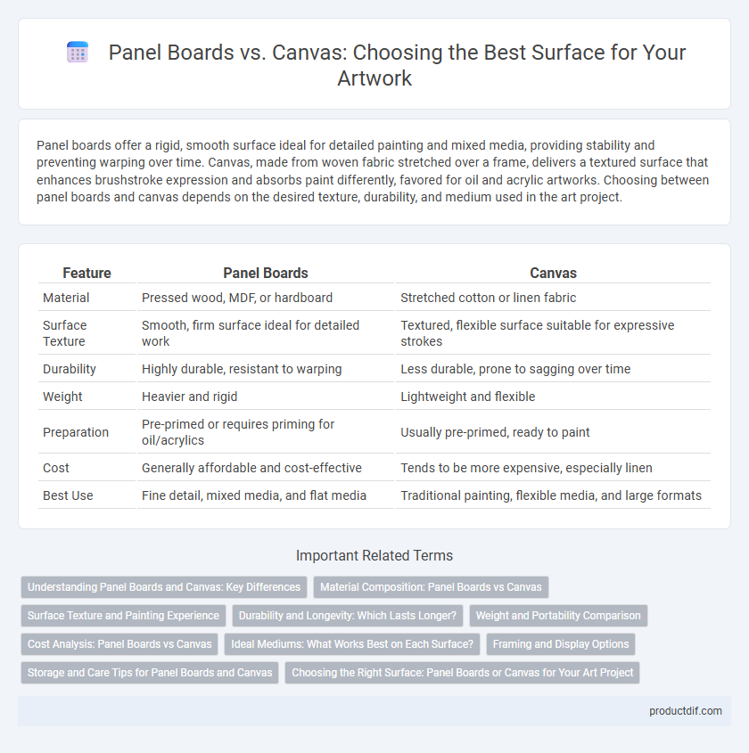 Panel Boards vs. Canvas: Choosing the Best Surface for Your Artwork