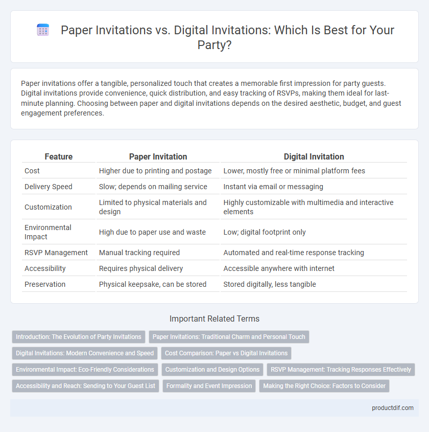 Paper Invitations vs. Digital Invitations: Which Is Best for Your Party?
