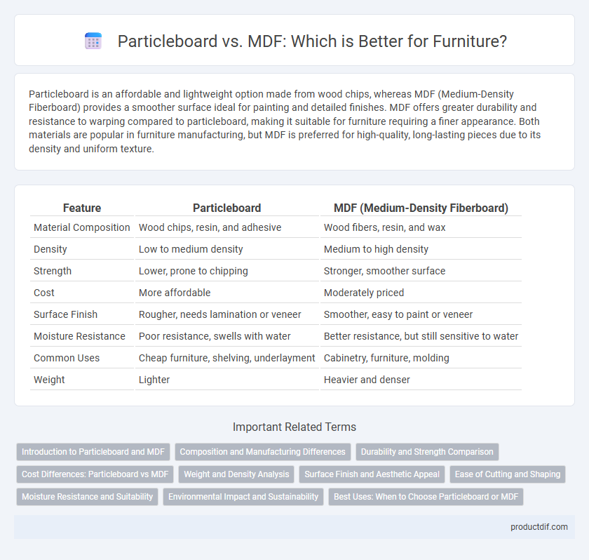 Particleboard vs. MDF: Which is Better for Furniture?