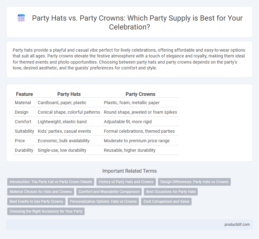 Party Hats vs. Party Crowns: Which Party Supply is Best for Your Celebration?