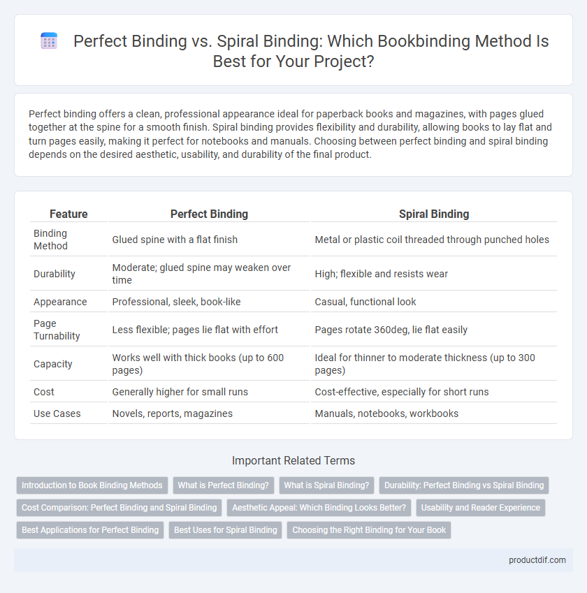 Perfect Binding vs. Spiral Binding: Which Bookbinding Method Is Best for Your Project?