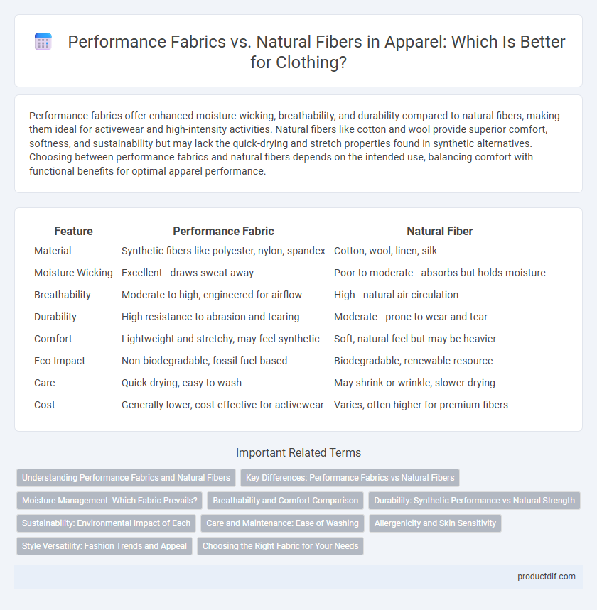 Performance Fabrics vs. Natural Fibers in Apparel: Which Is Better for Clothing?