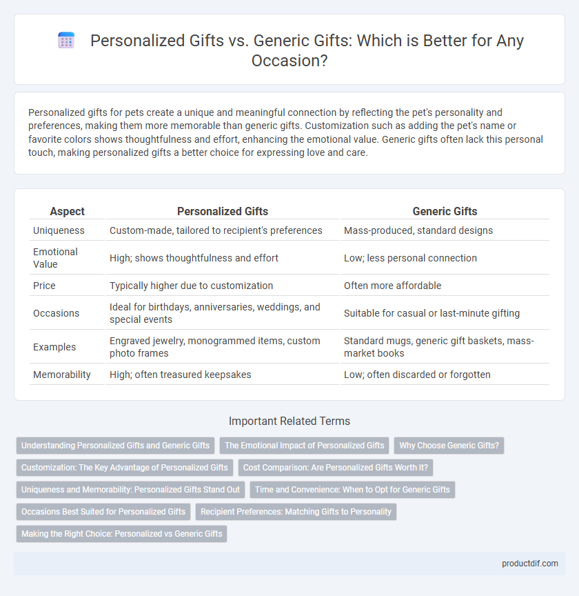 Personalized Gifts vs. Generic Gifts: Which is Better for Any Occasion?